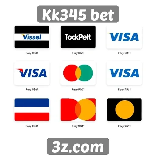 Métodos de pagamento no Kk345 bet são variados